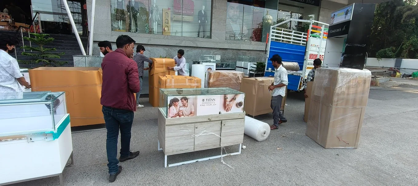 Khare moving team handling a local commercial shift